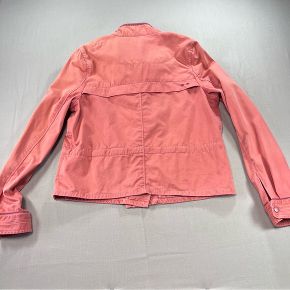 Hei Hei Anthropologie Utility Jacket Women’s Medium Pink Coral Cargo Jacket - Picture 9 of 11